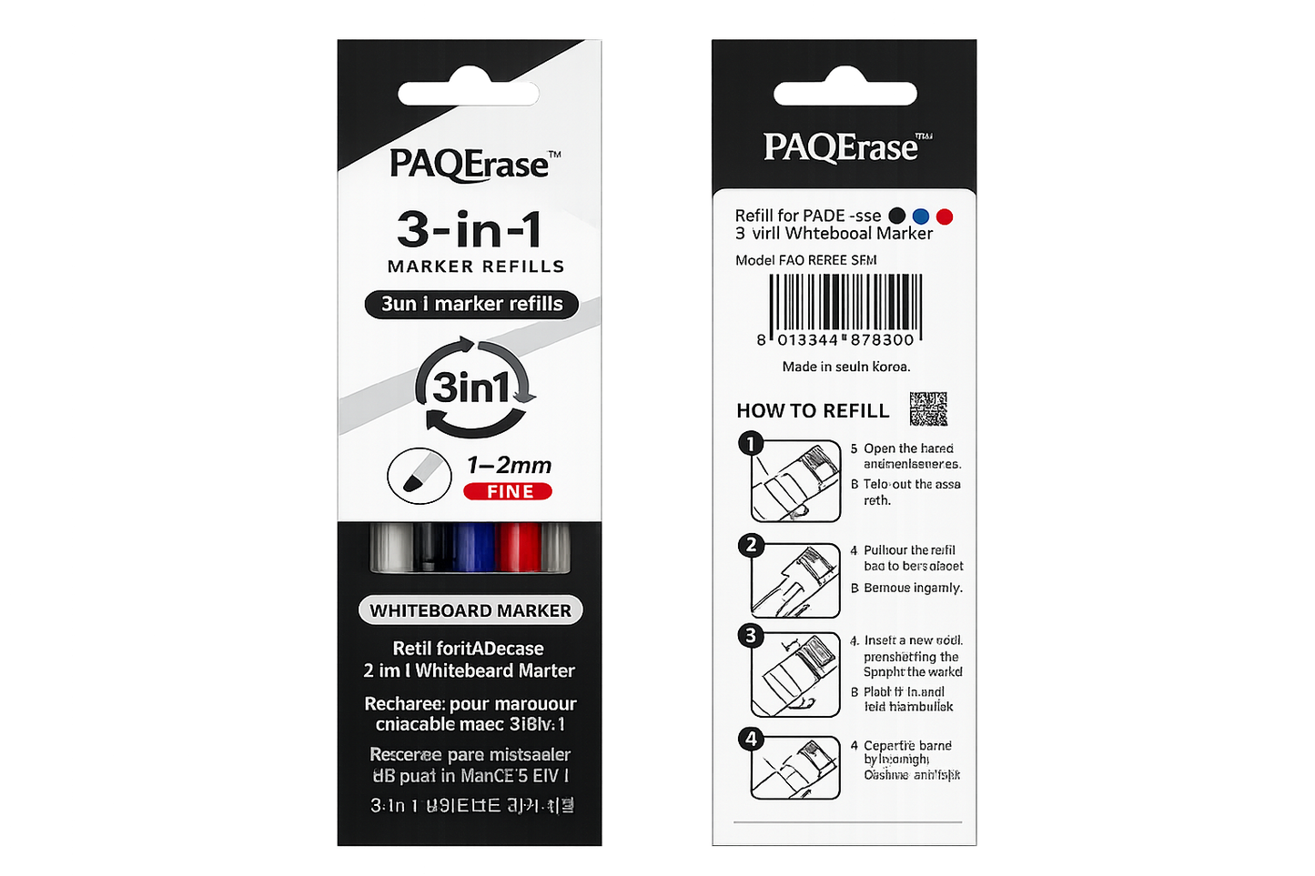 PAQErase™ Marker Refill Pack