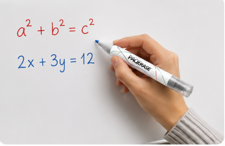 Writing on whiteboard